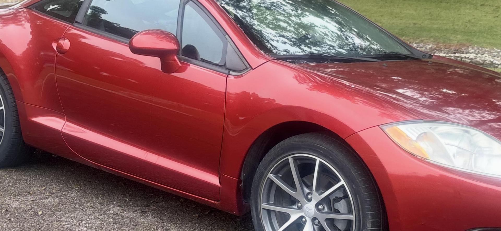 2011 Red /BLACK Mitsubishi Eclipse GS Sport (4A31K5DF0BE) with an 2.4L L4 SOHC 16V engine, located at 2425 Franklin Ave., Waco, TX, 76701, (254) 753-6661, 31.540359, -97.148682 - Photo#4