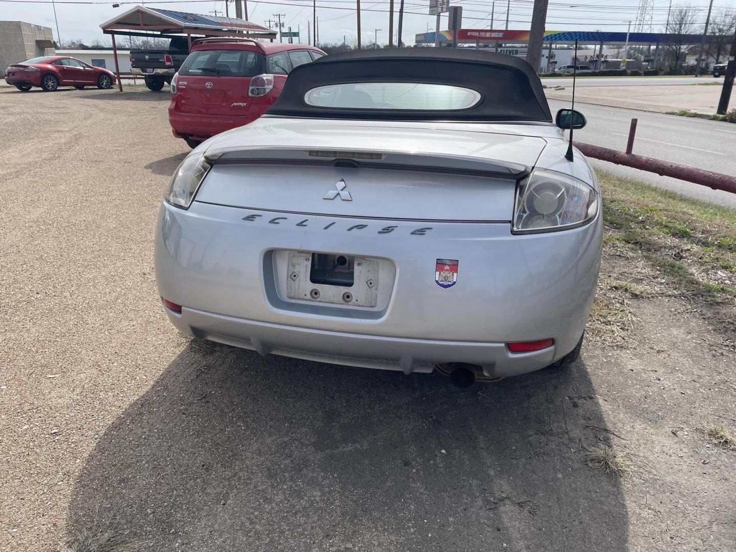 2007 Silver /TAN LEATHER Mitsubishi Eclipse GS Spyder (4A3AL25F37E) with an 2.4L L4 SOHC 16V engine, Automatic transmission, located at 2425 Franklin Ave., Waco, TX, 76701, (254) 753-6661, 31.540359, -97.148682 - GS SPYDER CONVERTIBLE. 90,600 miles, new tires, 2.4 GS Spyder. Very Sporty. - Photo#2