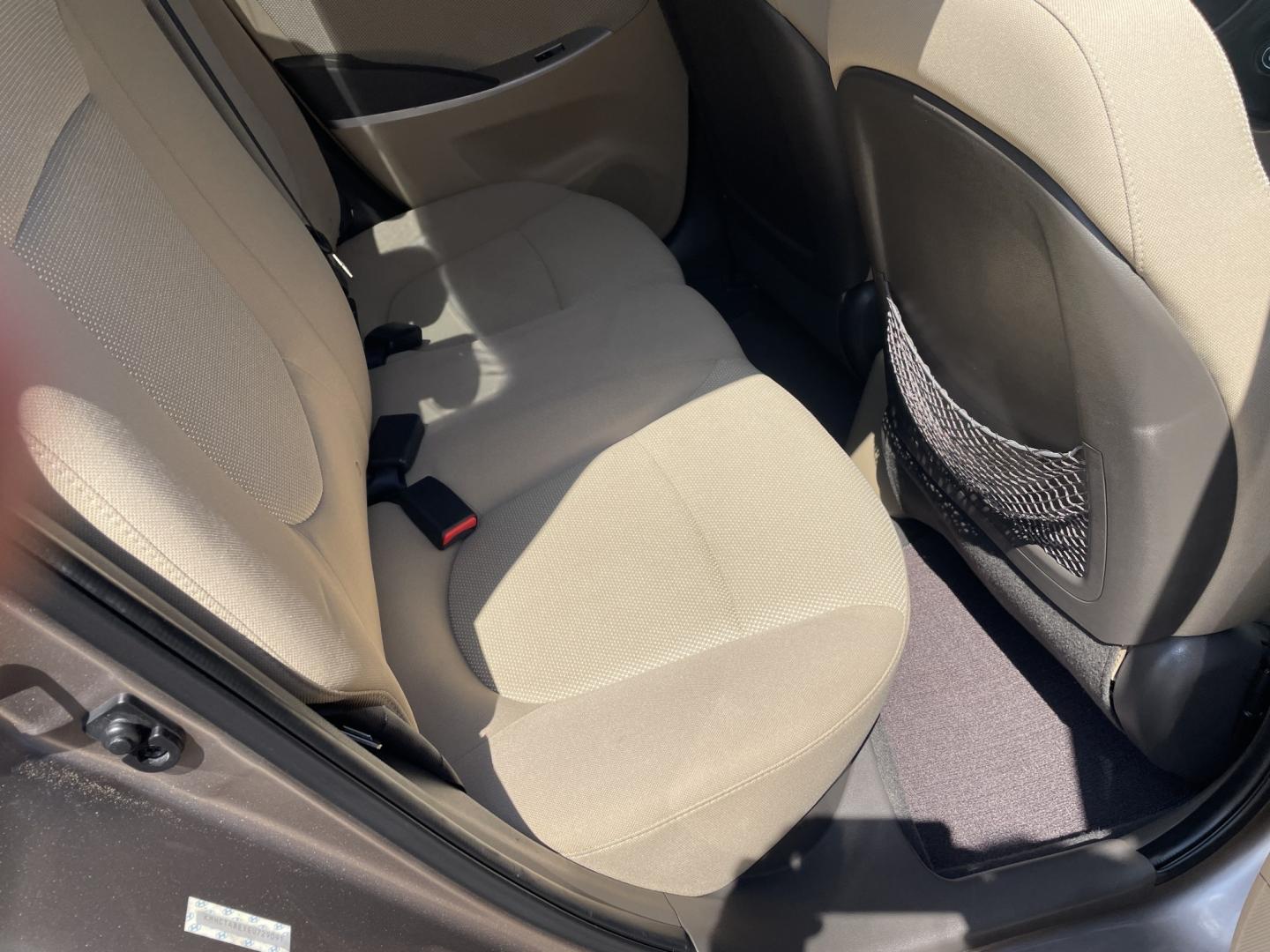 2014 Gold /Tan Hyundai Accent GLS 4-Door (KMHCT4AEXEU) with an 1.6L L4 DOHC 16V engine, Automatic transmission, located at 2425 Franklin Ave., Waco, TX, 76701, (254) 753-6661, 31.540359, -97.148682 - Gas Saver 27/38 mpg, drives great, cosmetic hail dmg, no ck engine lights, cold a/c, reg oil changes, highway ready. See at Massey Motors, 2425 Franklin, Waco. Call 254-753-6661 for test drive appointment.- Photo#10